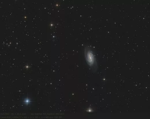 NGC2903 Aufnahme mit Skywatcher Explorer-200PDS Newton Teleskop