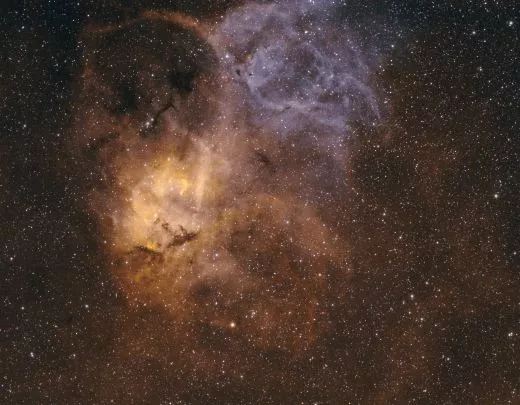 SH2-132 Aufnahme mit SkyWatcher Esprit 80/400 APO
