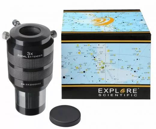 EXPLORE SCIENTIFIC Fokal Extender 3x 2 telezentrische Barlow