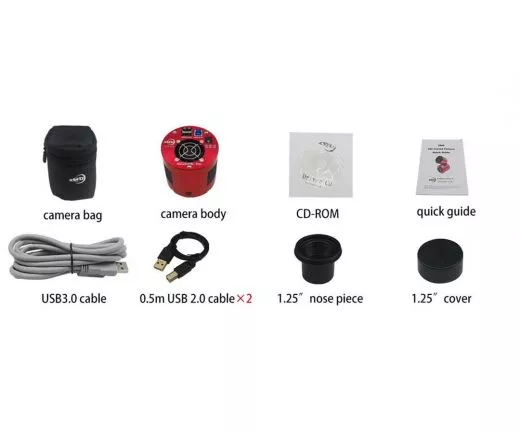 ZWO Astro Kamera ASI 178MC-Cool Farbkamera Chip D=8,92 mm ppp