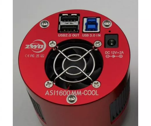 ZWO black - white -CMOS camera ASI 1600MM-Cool - version TWO - chip D = 21.9 mm