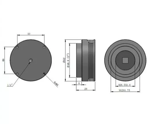 ZWO ASI120MM-S USB3.0-High-Speed-SW-Kamera - Mond, Planeten, Wetter
