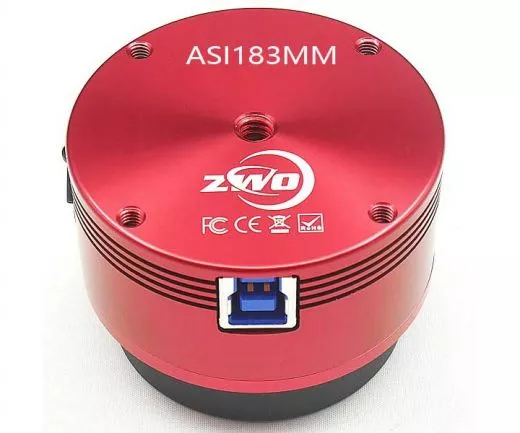 ZWO ASI183MM schwarz - wei Astro CMOS Kamera - Sony CMOS D=15,9 mm