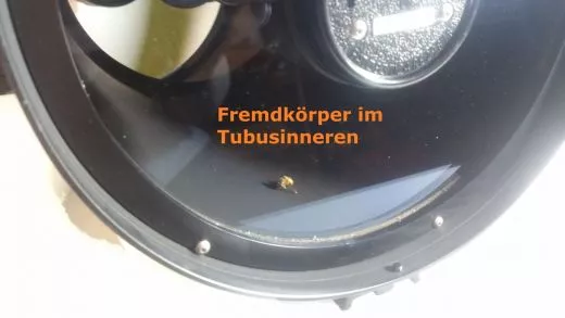 Foreign body removal: A Celestron C8 has landed on the bee...
