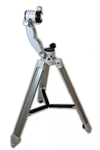 Azimuthal swivel mount with worm gear up to 8kg in black