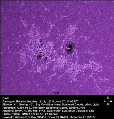 LUNT LS6CaKMDd2 Ca-K Filter in 90 Zenitspiegel --