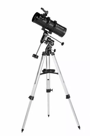 BRESSER Telescope Pluto 114/500 EQ with smartphone camera adapter