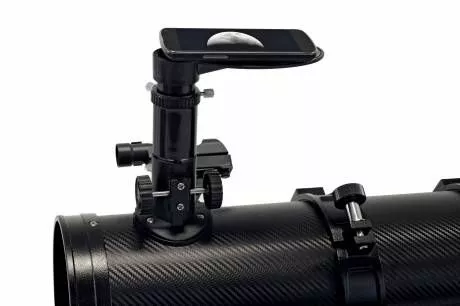BRESSER Spica 130/650 EQ3 - parabol. Spiegelteleskop mit Smartphone Kamera Adapter