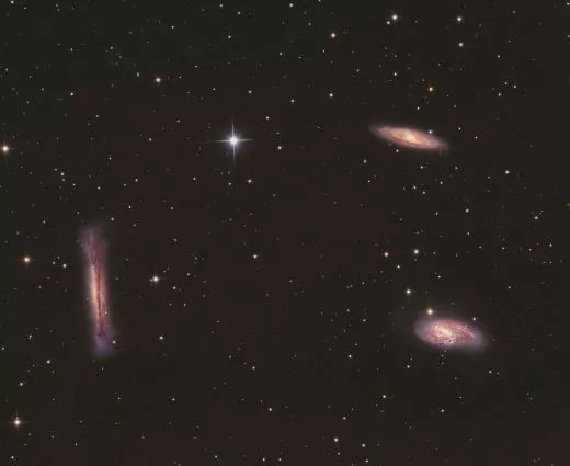 Leo Tripplet mit Skywatcher 130PDS und EQ6-R