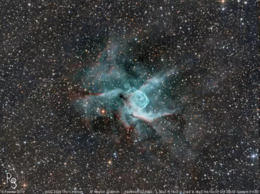 Thors Helmet mit SkyWatcher Explorer 200PDS 8 f/5