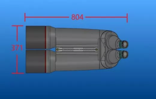 APM 150 mm 45  ED-Apo Bino fr 2 Okulare - a/n
