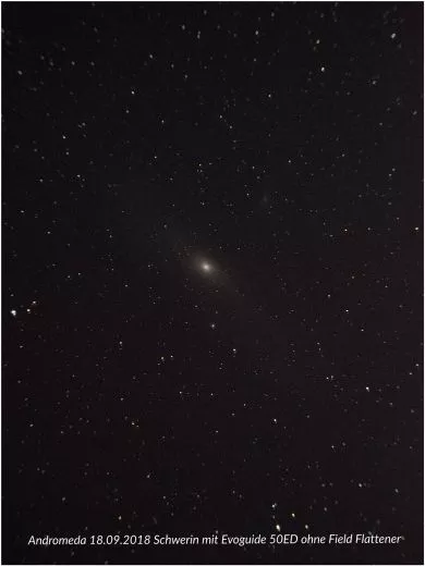 Fotografie und Beobachtung mit SkyWatcher EVOGUIDE 50ED ohne Flattener