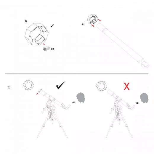EXPLORE SCIENTIFIC Sun Catcher Sonnenfilter fr Teleskope