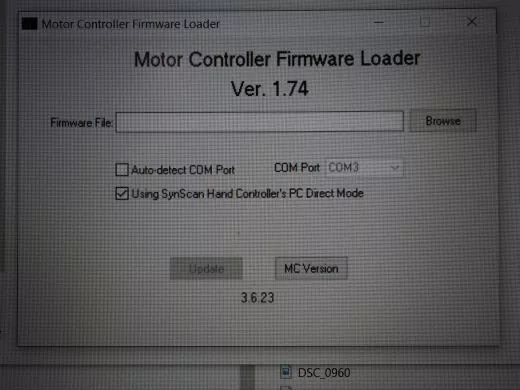 Informationen zu dem USB-Port direkt an der SkyWatcher EQ6-R Montierung ohne Handcontroller mit Kstars / Indi