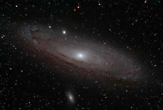 Andromeda-Galaxie M31 mit EQ6 72mm-ED-Skywatcher APO, ASI294 MC Pro, CLS-CCD-Filter Guide-Rohr mit ASI120, ASIAir