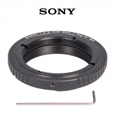 Baader Wide-T-Ring Sony E/NEX Bajonet mit D52i/M48 auf T-2 und S52 Kamera-Adapter