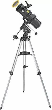 BRESSER Spica 130/1000 EQ3 - mirror telescope with smartphone adapter