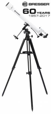 BRESSER Classic 60/900 EQ lens telescope with equatorial mount