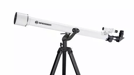 BRESSER Classic 60/900 AZ Linsenteleskop mit azimutaler Montierung