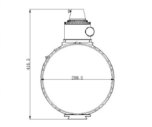 TS-Optics 200mm f / 3.2 640mm Parabolic Newtonian Astrograph Carbon
