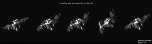 Ihr seht ein Foto von der ISS