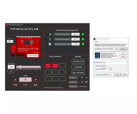 PrimaLuce Lab SESTO SENSO 2 Fokussiermotor fr viele Okularauszge