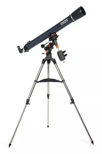 Celestron AstroMaster 90EQ on CG-3 mount refractor telescope