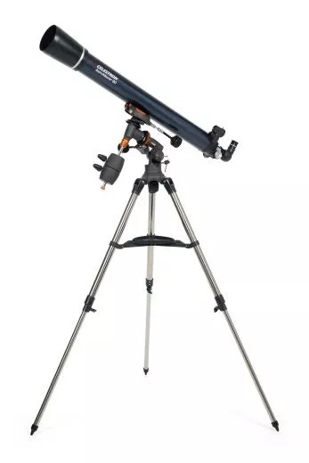 Celestron AstroMaster 90EQ on CG-3 mount refractor telescope