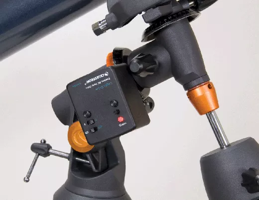 Celestron AstroMaster 90EQ auf CG-3 inkl. Nachführung für Montierung Refraktor Teleskop 