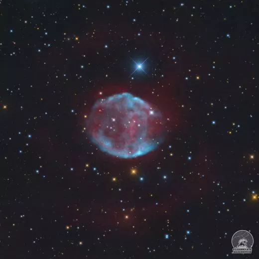 Das Ergebnis einen bislang unbekannten planetarischen Nebel zu fotografieren