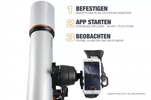 Celestron StarSense Explorer DX 102AZ 102mm f/6.5 Refraktor Teleskop