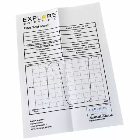 EXPLORE SCIENTIFIC 1,25 CLS Nebelfilter