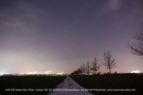 EXPLORE SCIENTIFIC Dark-Sky Filter 77mm Slim