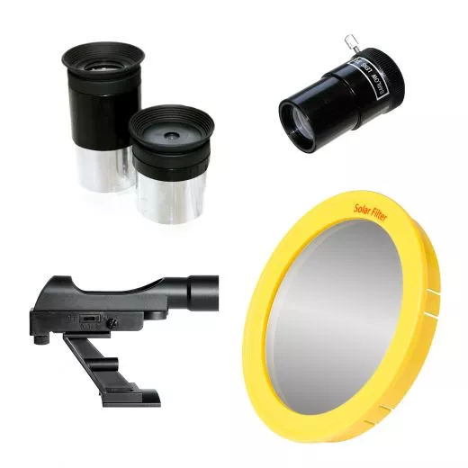 BRESSER Pollux 150/750 EQ3 Teleskop mit Sonnenfilter