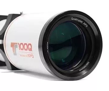 TS TSQ-100ED 100mm f/5,8 Quadruplet APO Refraktor mit Feldebnung