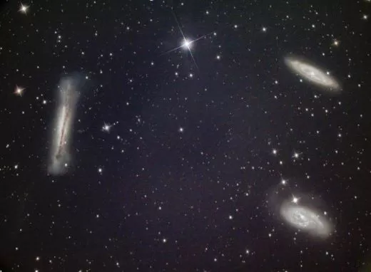 Erfahrung mit TS/GSO 8 f/8 RC mit M51, M101 und Leo Triplett