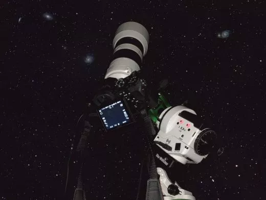 Erfahrung und Aufnahmen mit SkyWatcher Star Adventurer Reisemontierung Astrofoto-Set