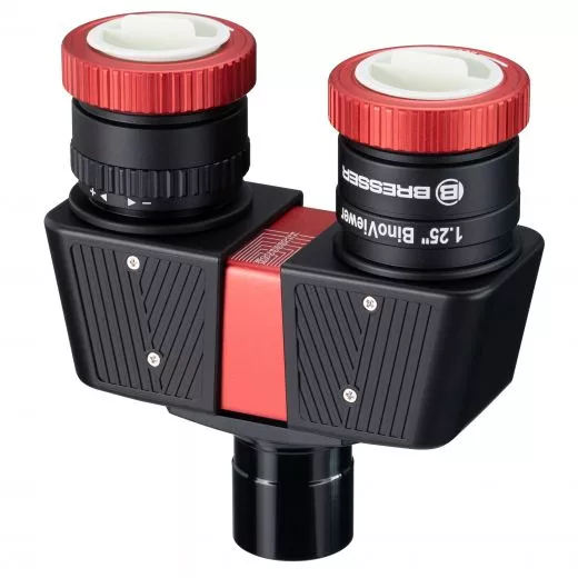 BRESSER Binokularansatz Deluxe 1,25 voller LichtWegAusgleich (Glaswegausgleich)