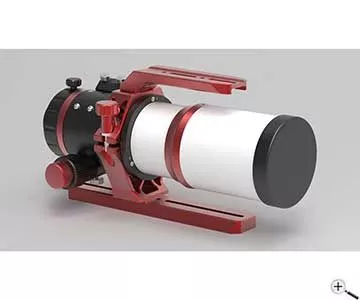 TS-Optics 62 mm f/4,8 Quintuplet Flatfield Apo mit 3-Element FPL53 Objektiv