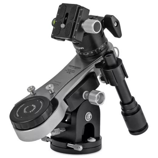 Omegon Montierung Mini Track LX Quattro NS SET (mit Kugelkopf + Polhhenwiege) Nachfhrung fr Kameras mit Objektiv oder leichten Teleskope