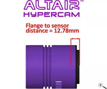 Altair Hypercam 294C PRO Color Astro-Kamera Peltierkhlung Sony Sensor D=23,2 mm