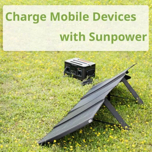 BRESSER Mobiles Solar-Ladegert 120 Watt mit USB- u. DC-Anschluss fr z.B. Mobile Power Station Stromspeicher Akku