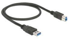 Pegasus: Pair of Cables  USB 3.0 Type-A male > USB 3.0 Type-B male 0.5 m black