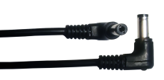 Pegasus Pack of 2 x 2.1 to 2.1 Cables 1m Angled