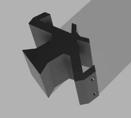 Doppel-Sucherschuh. Sucher Halter fr zwei Sucher am Teleskop