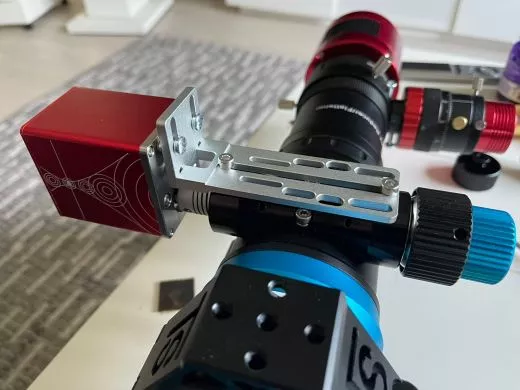 ZWO EAF an TS CF-APO 70 (TSCFAPO70) Okularauszug montieren