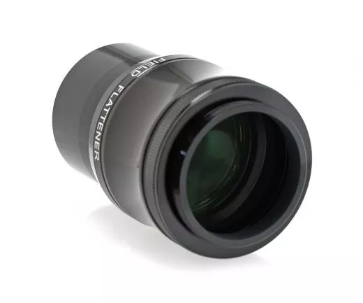 1,0x Field Flattener mit 2 Steckhlse und M48 Gewinde fr Refraktoren bis 102 mm ffnung