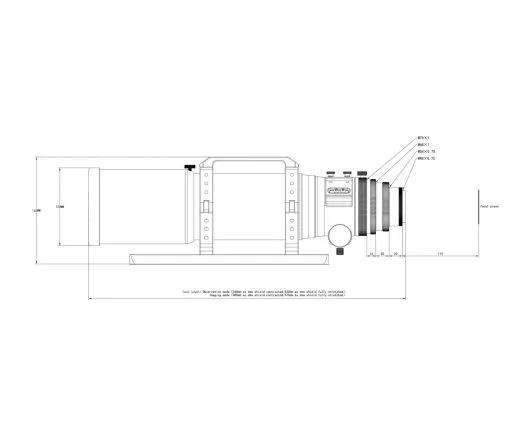 Askar 80PHQ 80mm 600mm f/7,5 Quadruplet Flatfield Super APO Astrograph