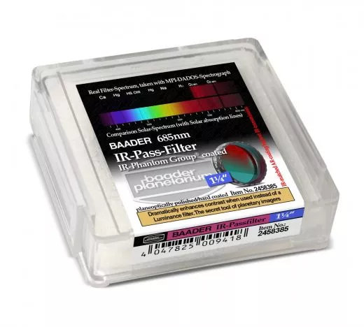 Baader IR-Passfilter 1,25 (685nm) fr Planetenaufnahmen