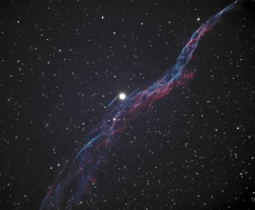NGC 6960 Sturmvogelmit der ZWO ASI294mc und Celestron C8